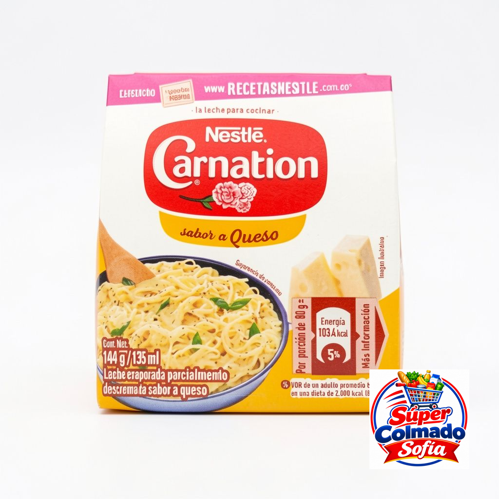 Leche Carnation queso Pequeña