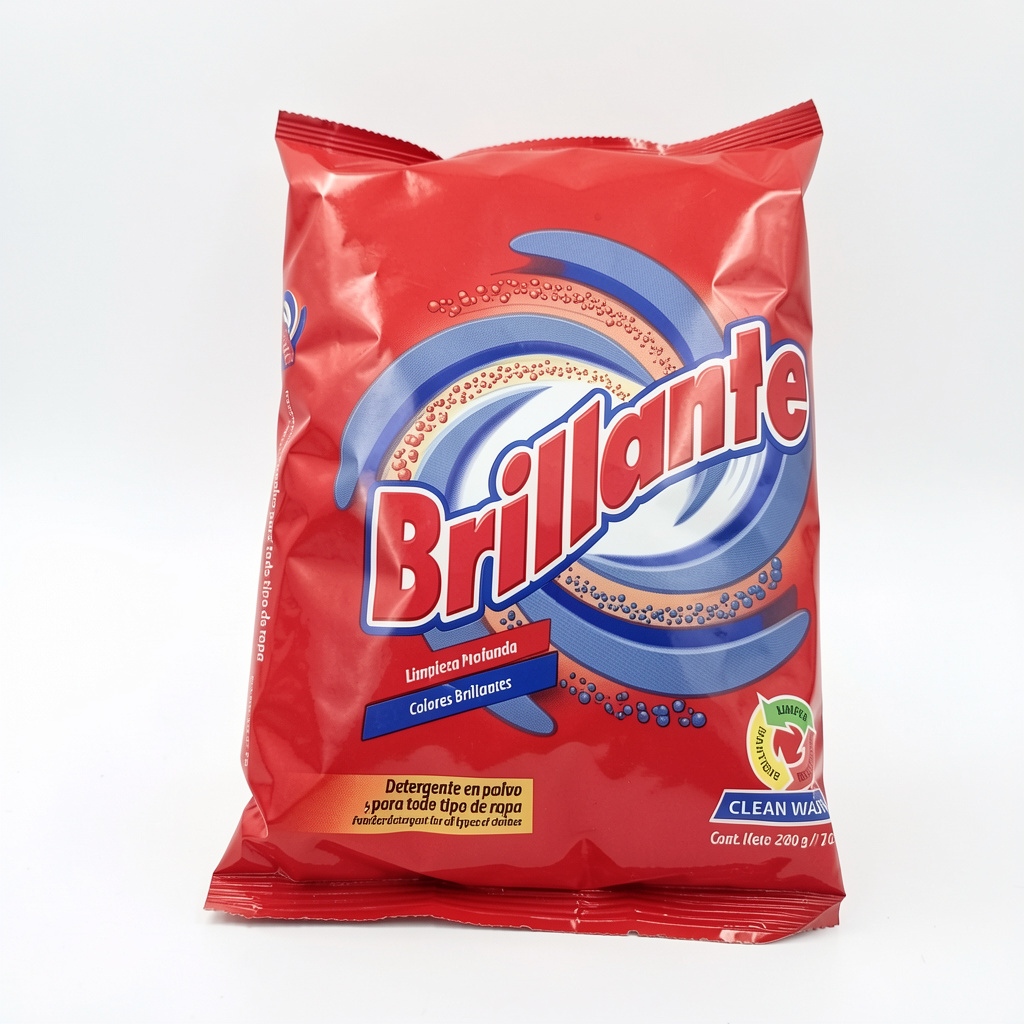 Detergente Brillante  rojo 200g