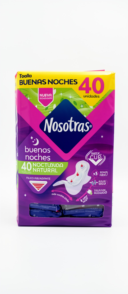 Nosotras Buenas Noches toallas 40 unid