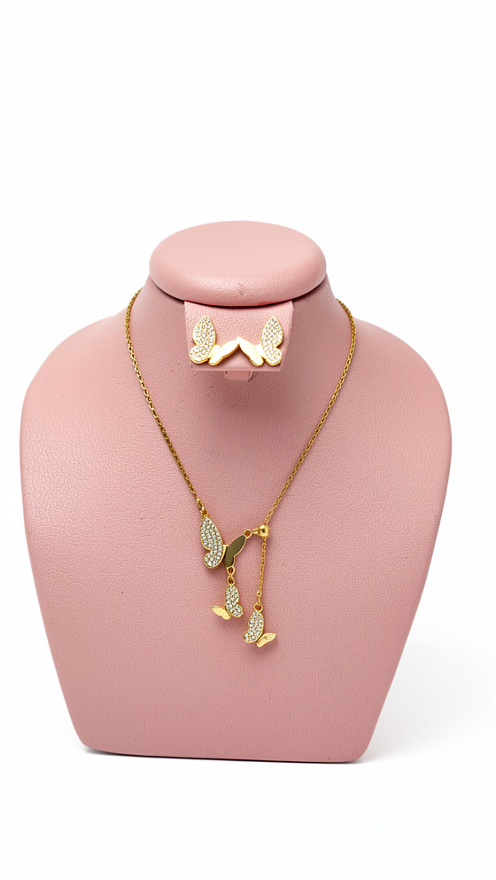 Set de cadena y topos mariposas