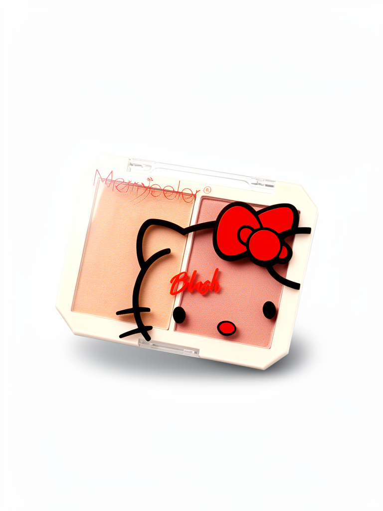 Rubor doble hello kitty
