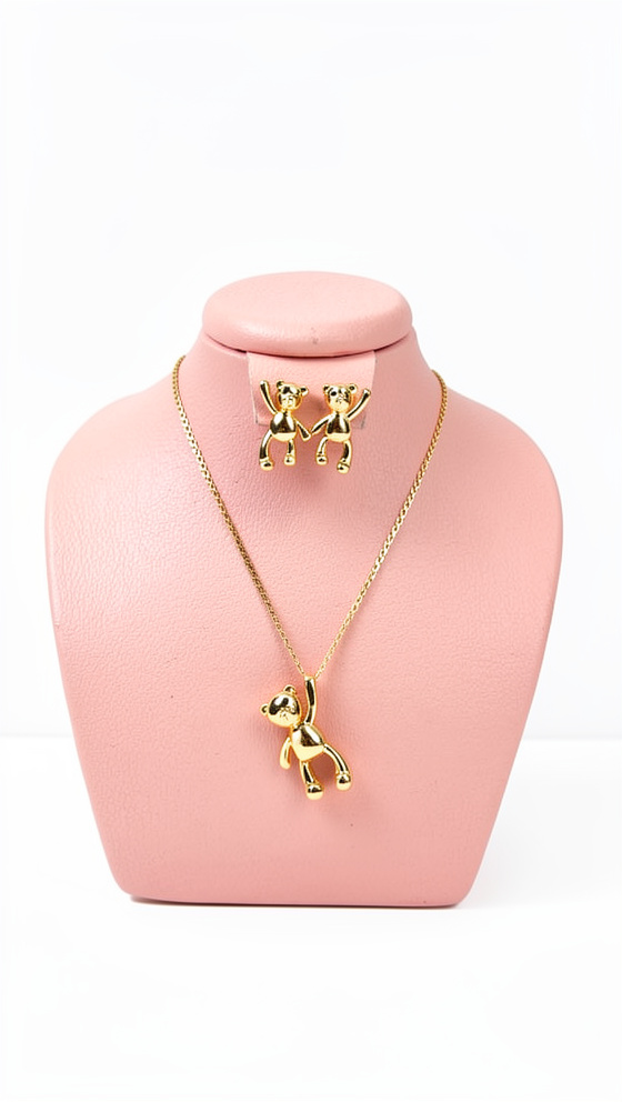 Set de cadenas y topos oso liso