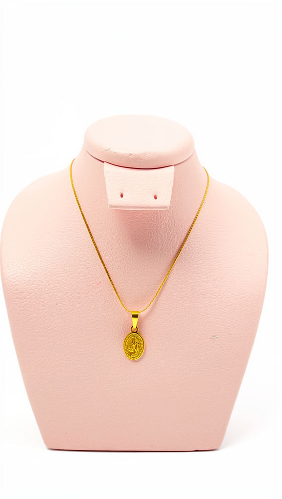 Cadena placa virgen peque