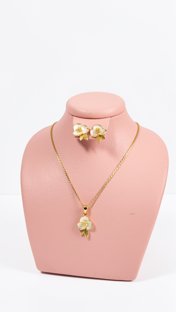 Set de cadenas y topos orquidea