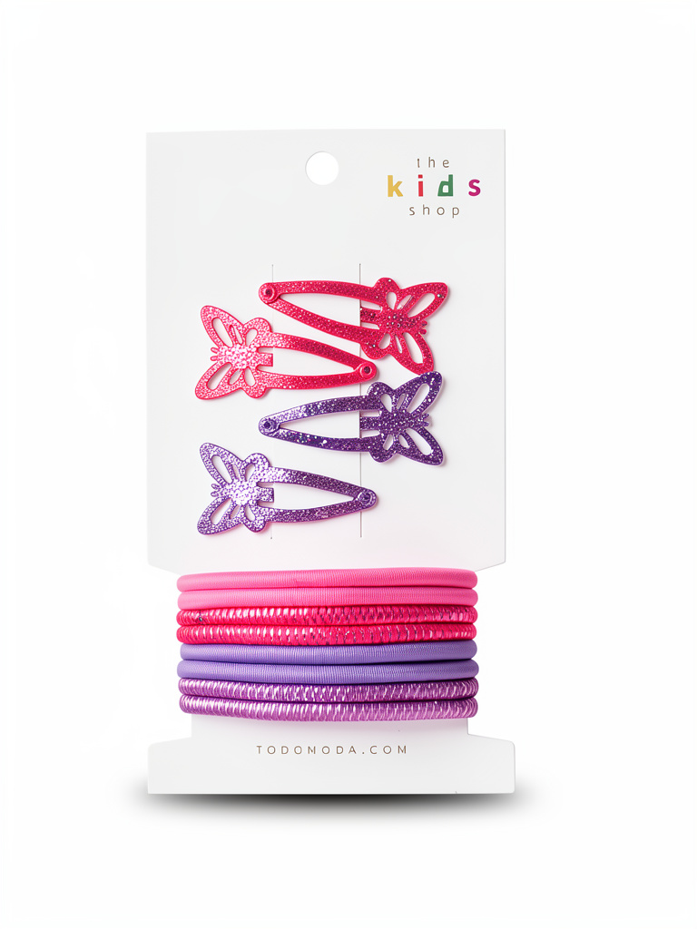Moñas y clips mariposas