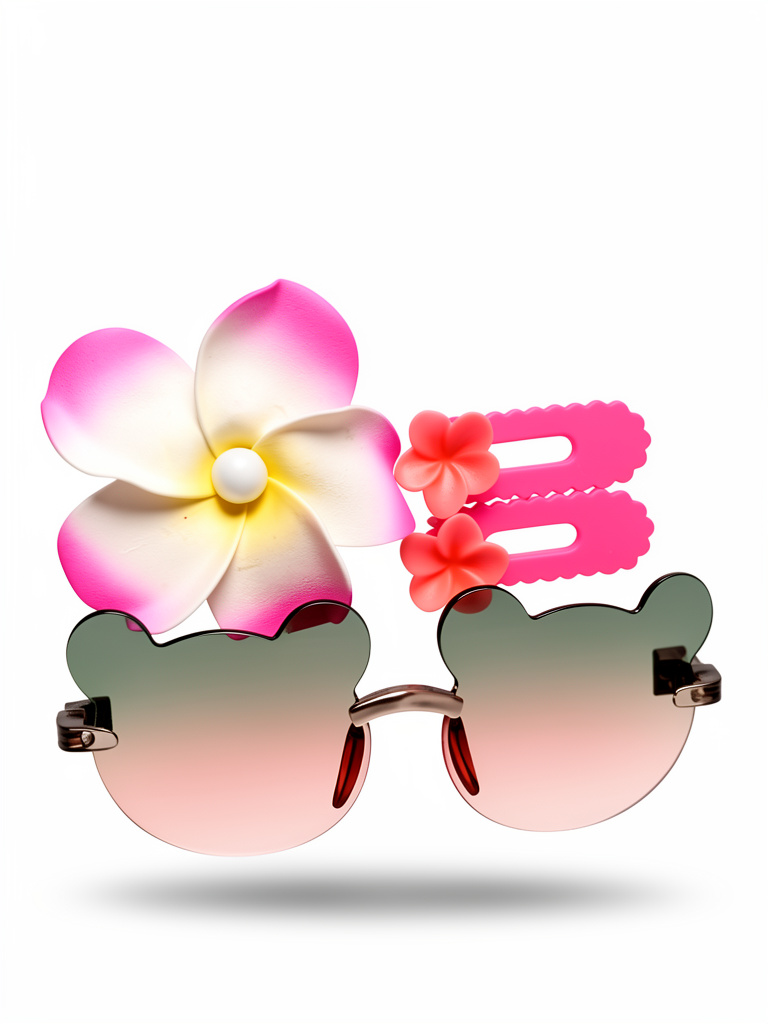 Set de gafas, pinzas y clips