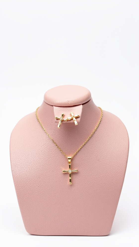 Set de cadena y topos cruz