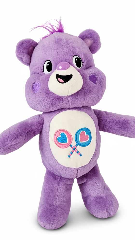 Peluche osito morado
