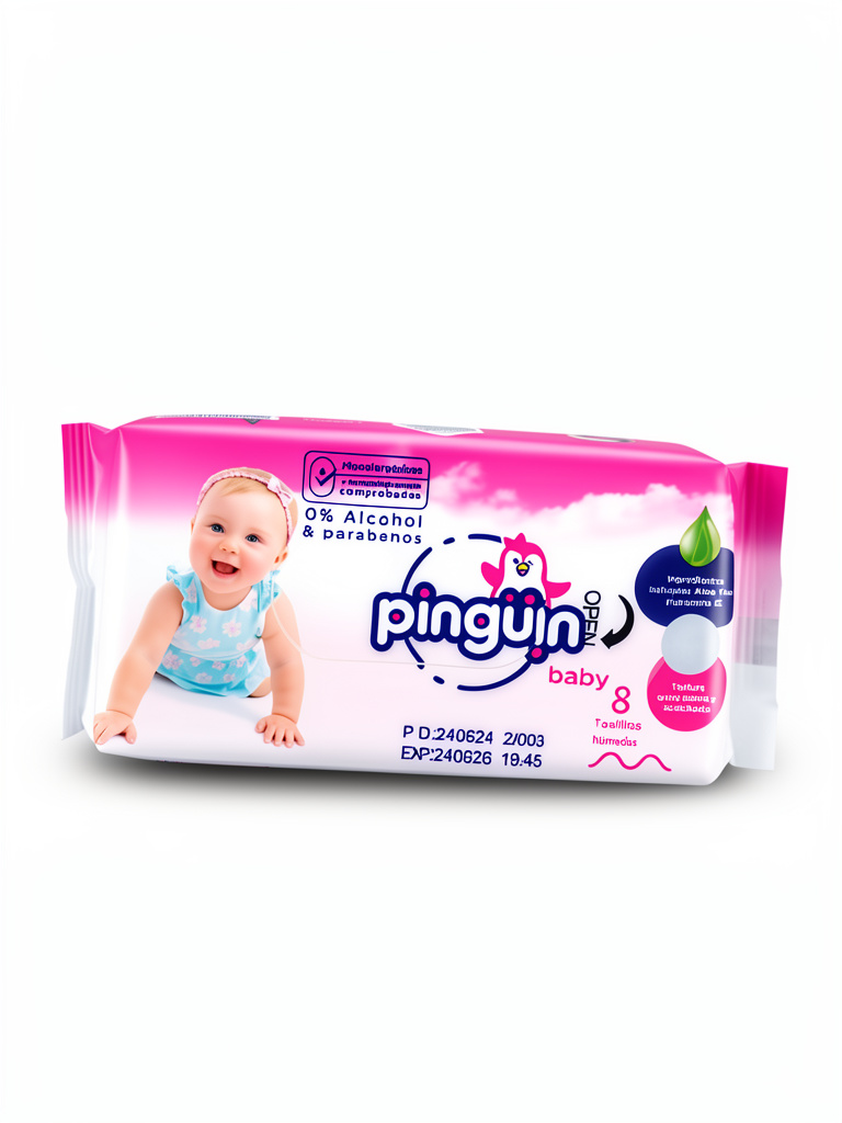 Pañitos humedos pinguin individuales