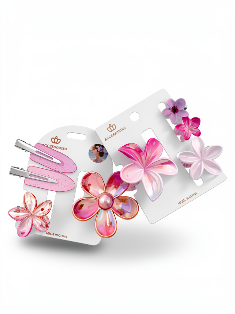 Set de ganchos/pinzas x4 &10