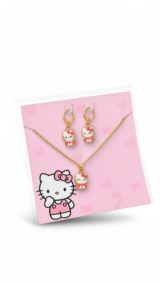 Set de cadena hello kitty