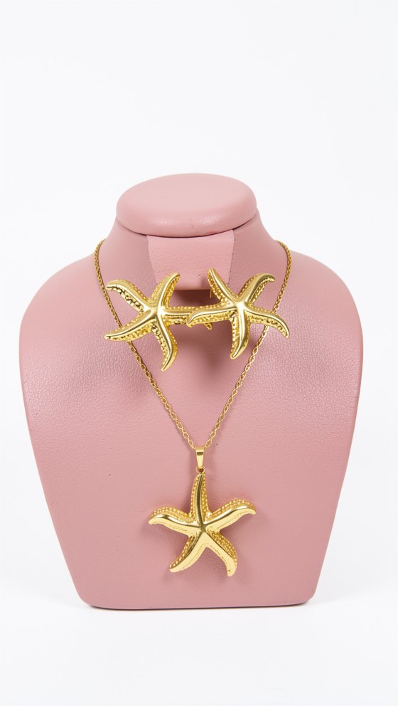 Set de cadena y topos estrella marina
