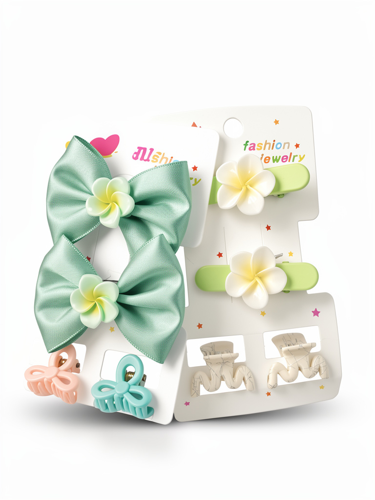 Set de (pinzas-ganchos- lazos)