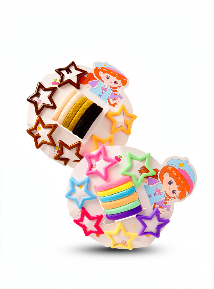Clips estrellas y moñas