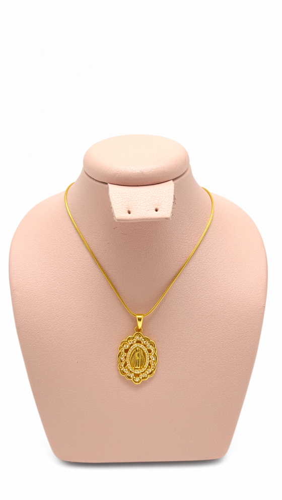 Cadena medalla virgen