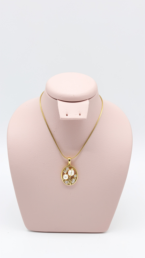 Cadena tulipan perlas