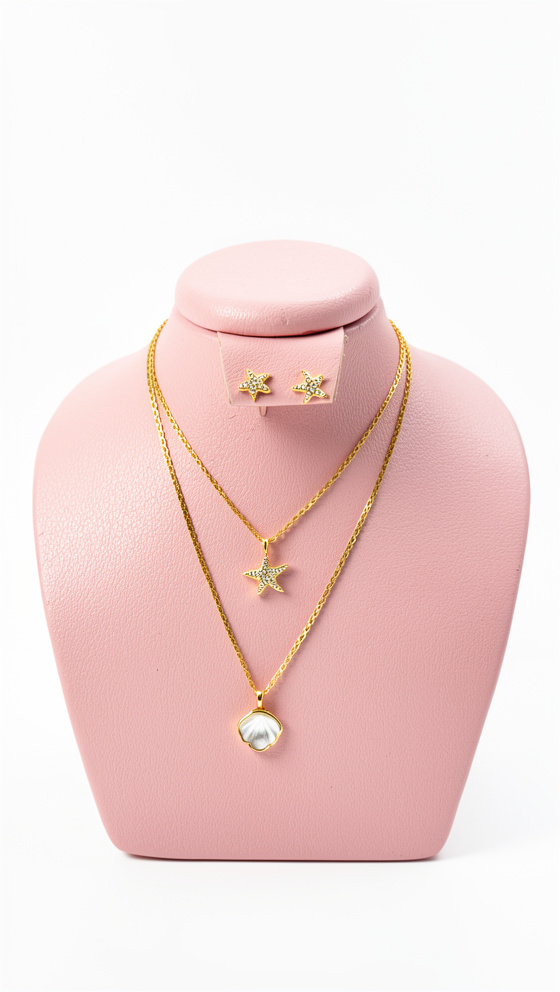 Set de cadena doble y topos marina
