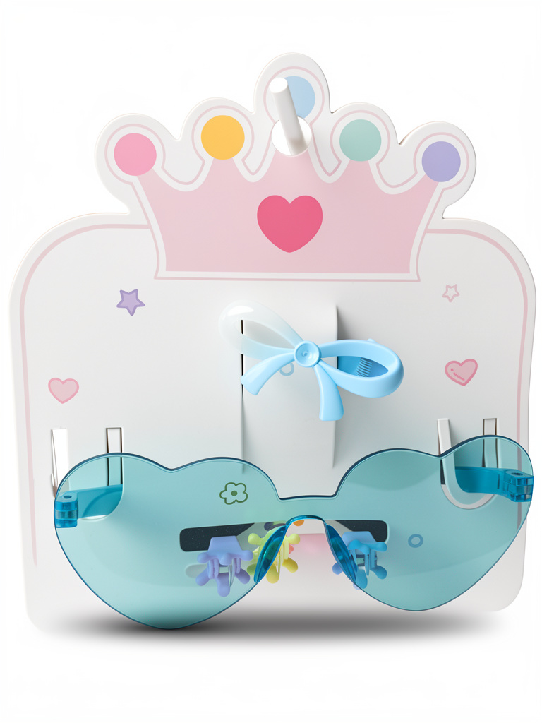 Set de gafas, pinzas y ganchitos