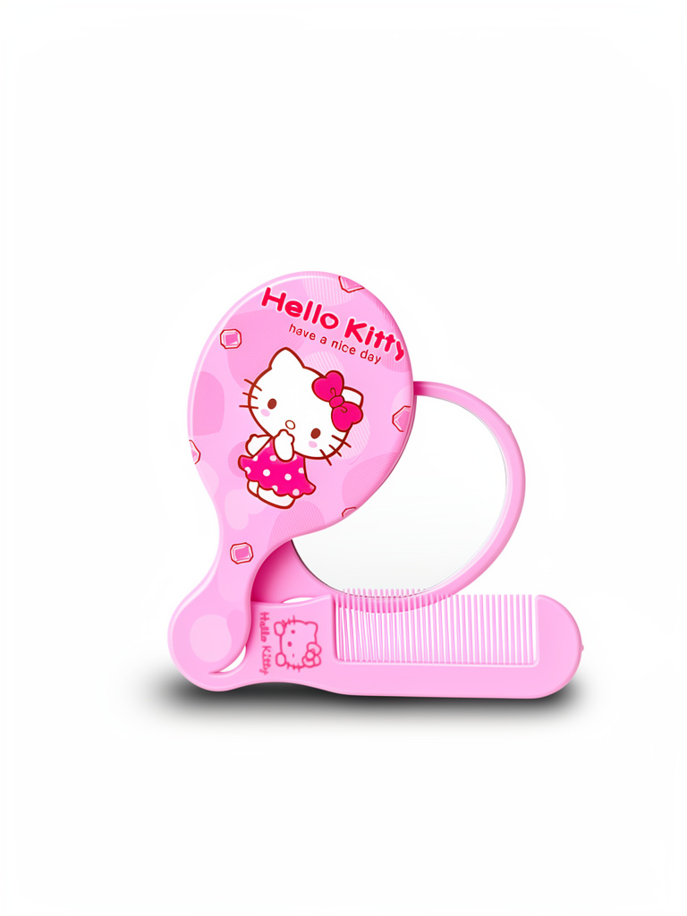 Espejo +peinilla hello kitty