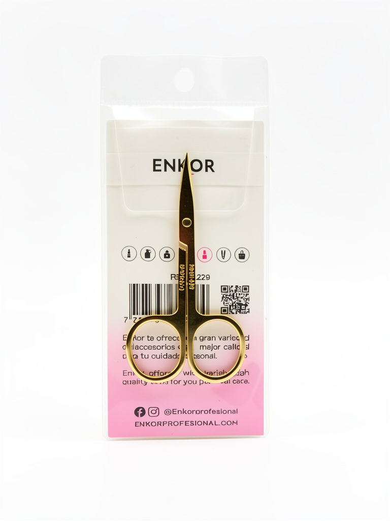 Tijera para cejas y nariz