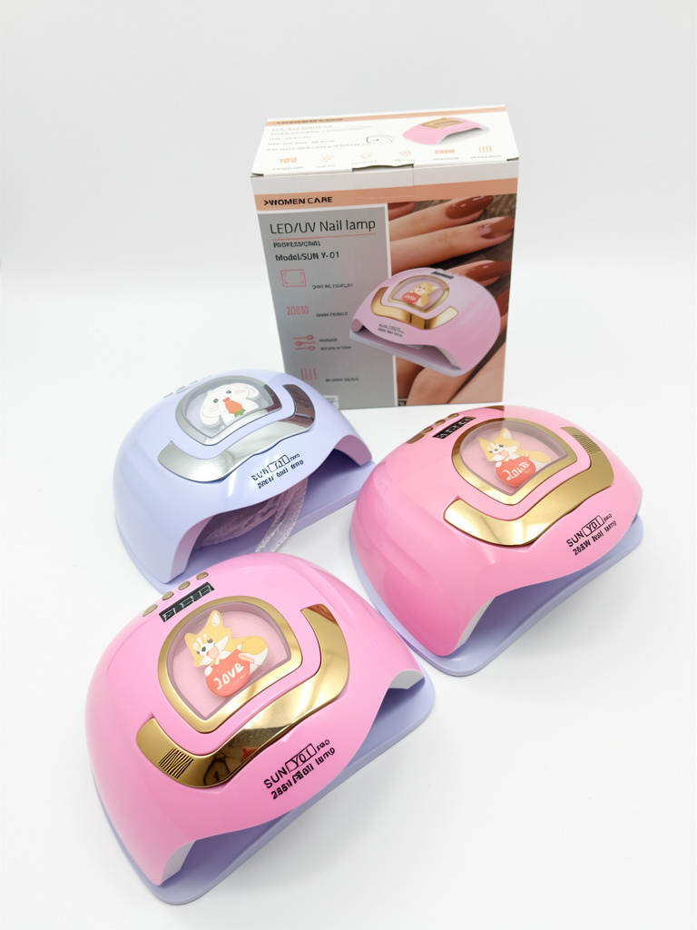 Lámpara uñas LED/UV  288 W colores