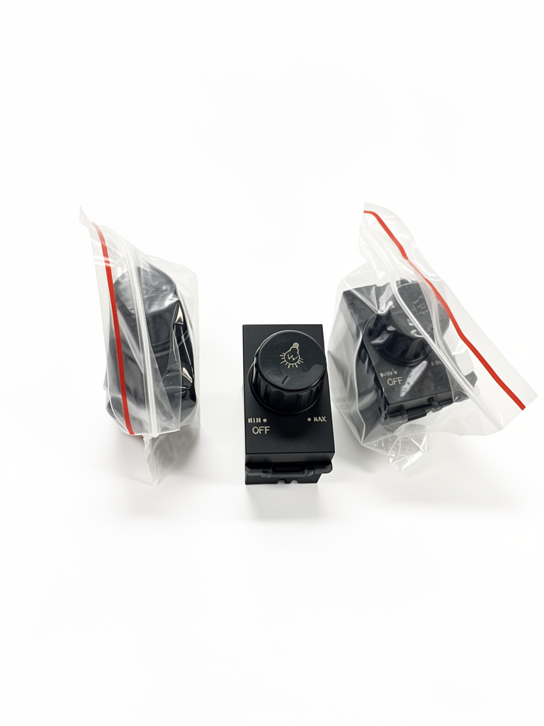 Dimmer atenea para luz 250w negro