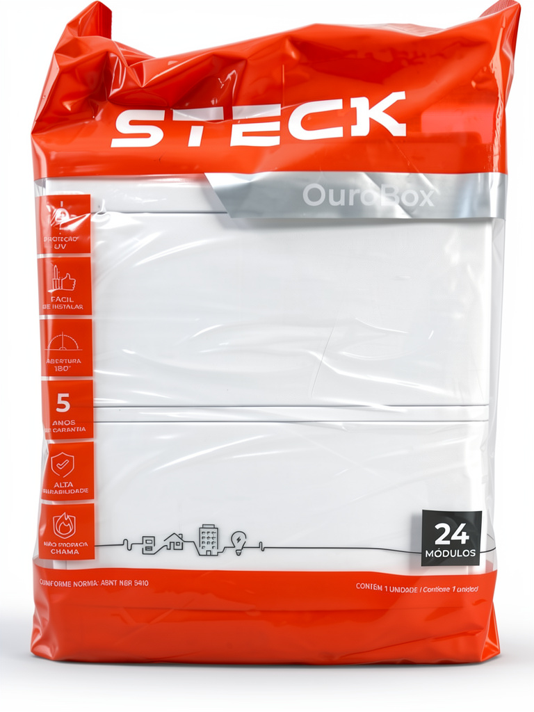 Tablero exterior 24mod steck blanco