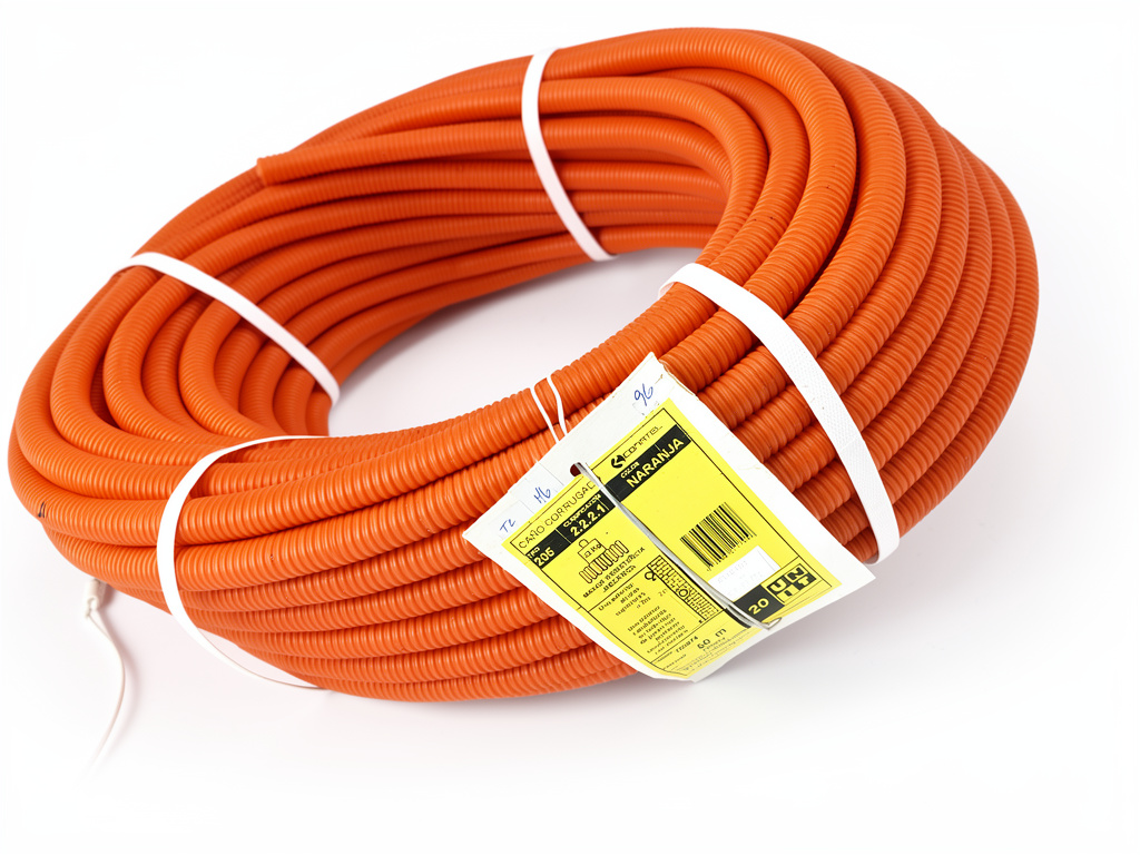 Corrugado 205 20mm naranja x Rollo