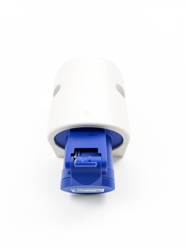 Toma pared 2P +T 16A ip44 220/240v azul