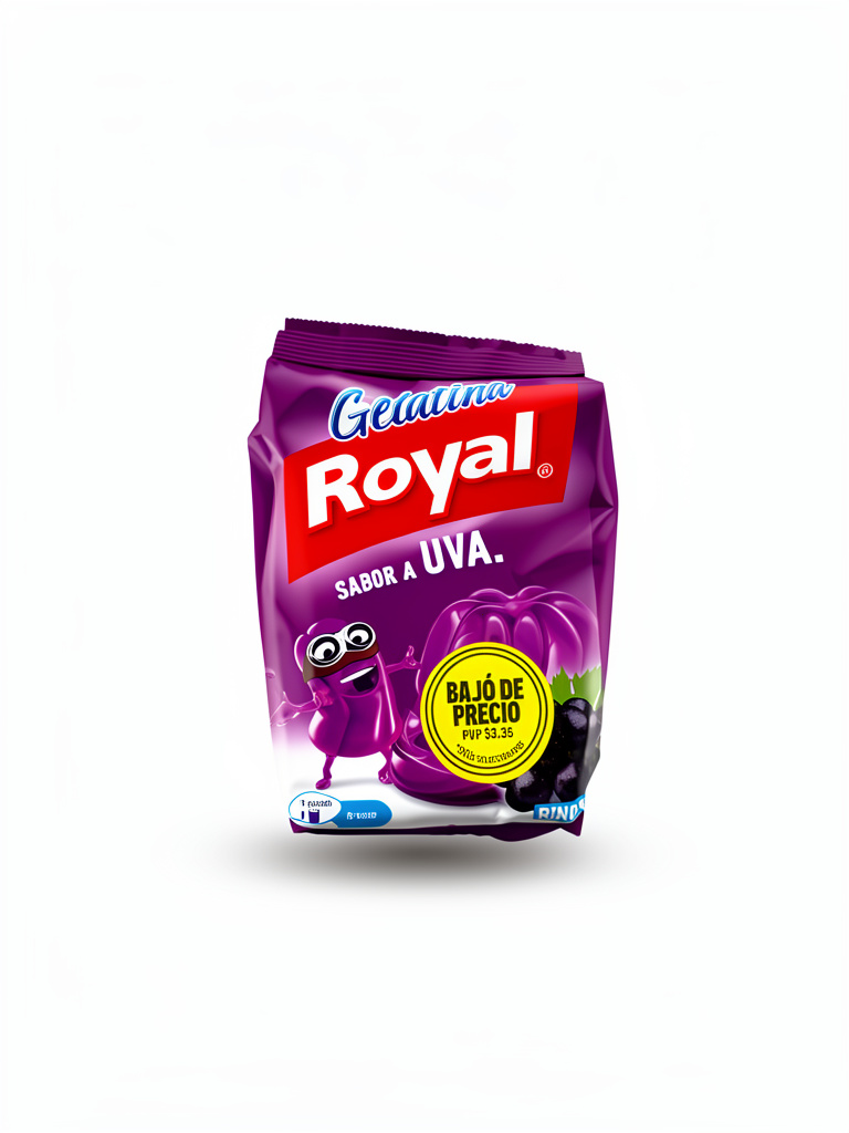 Gelatina royal uva 385gr