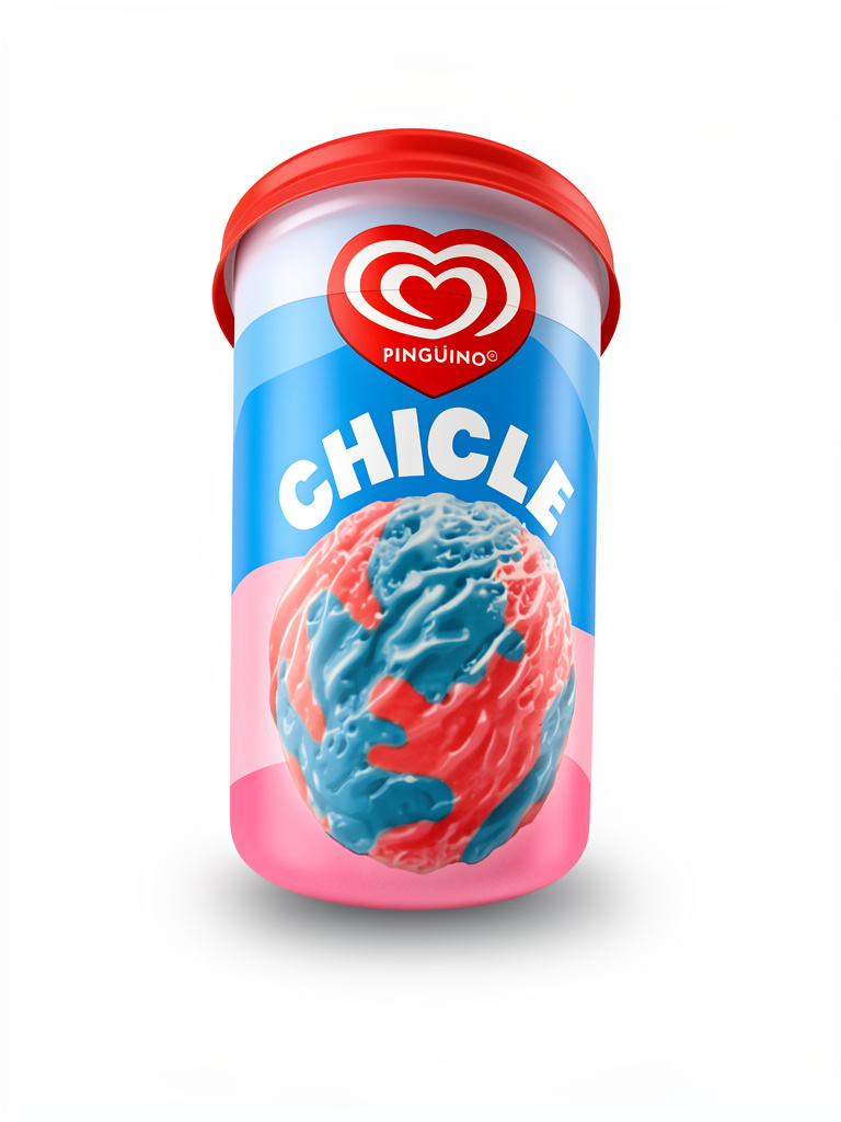 Pinguino chicle 900 ml