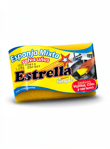 Esponjas mixta salvauñas