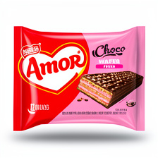 Amor waffer fresa 50G
