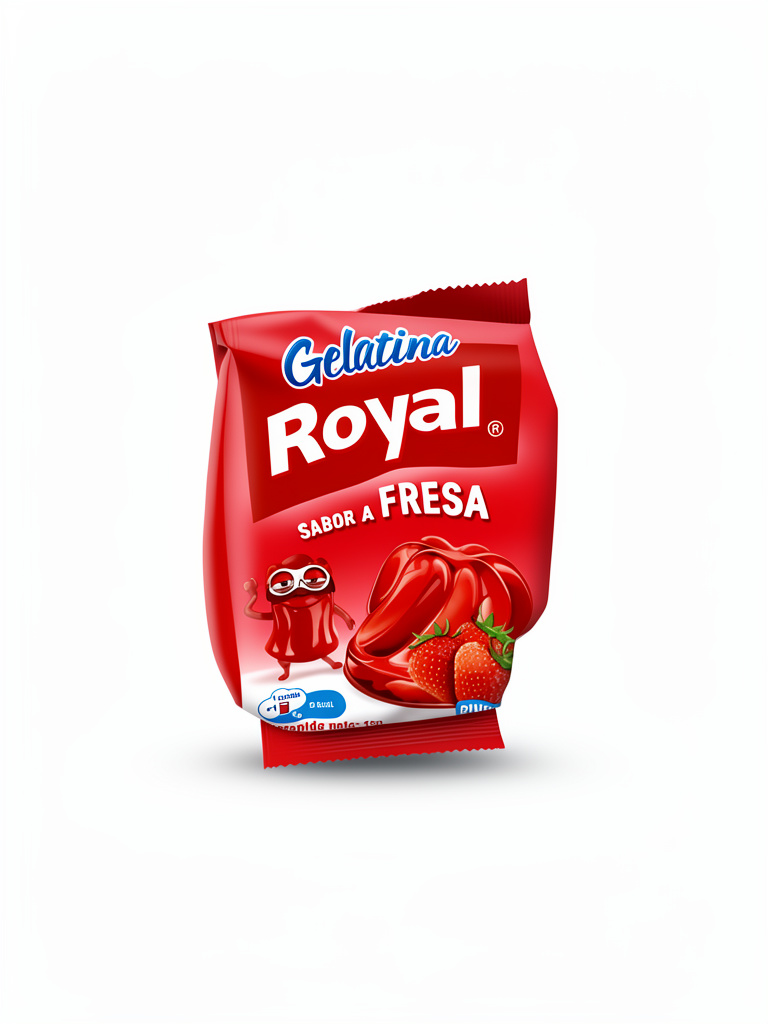 Gelatina royal Fresa 190Gr