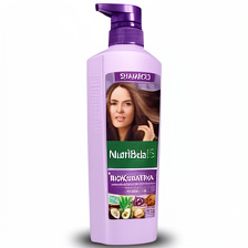 Nutribela Shampoo Biokeratina control Frizz y efecto lacio 400Ml