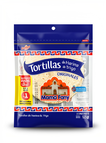 Tortillas de harina de trigo originales 125gr