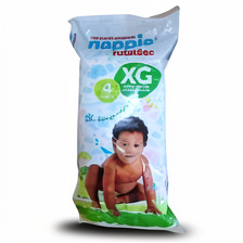 Nappis pañal infantil XG 4 Unidades