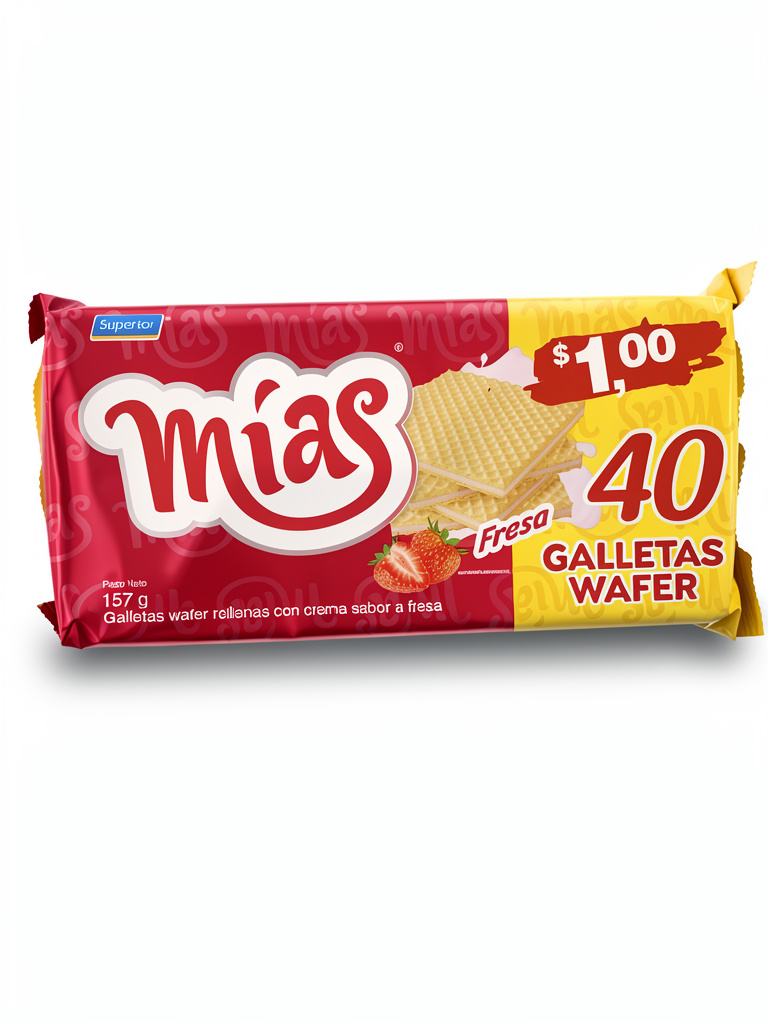 MIAS GALLETAS SABOR FRESA 175GR