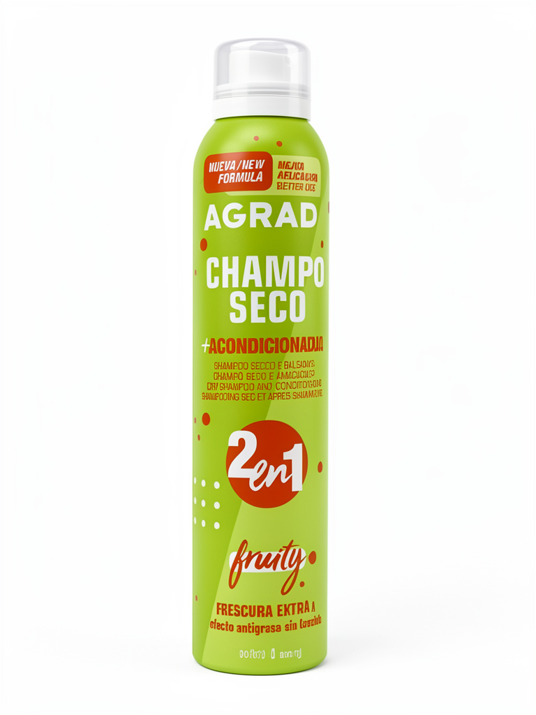 Shampoo en seco verde