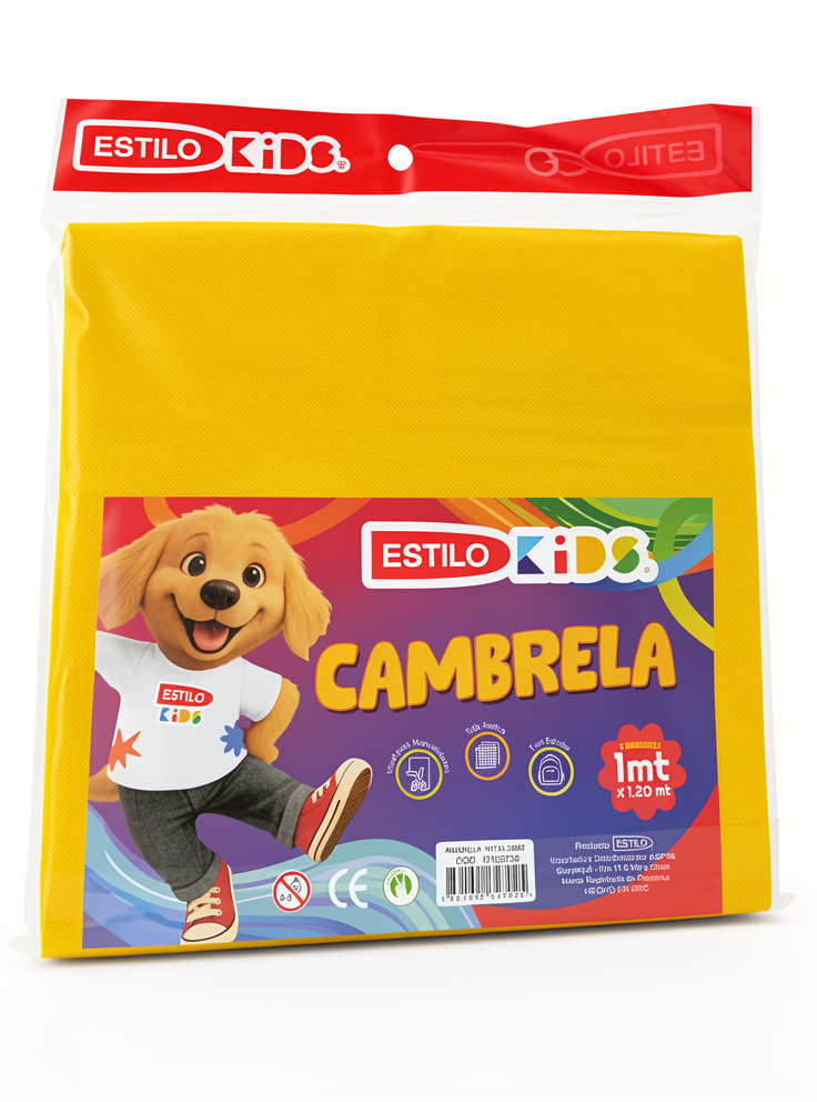 CAMBRELA ESTILO AMARILLO 1MT X 1.20MT 2 UNIDADES