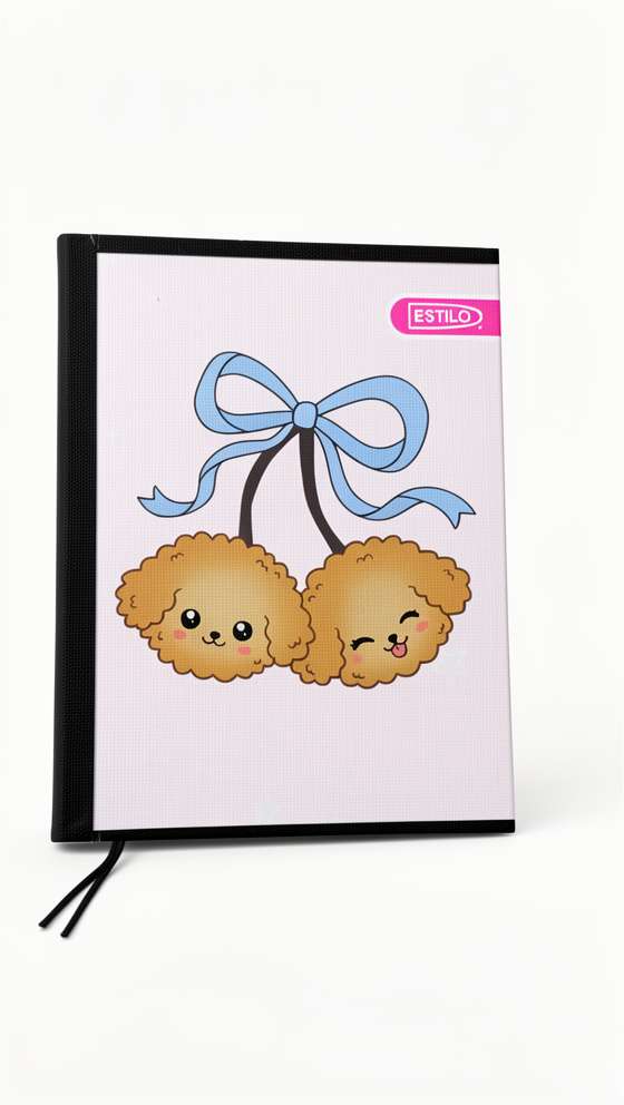 CUADERNO COSIDO ESTILO 2 LINEAS 100H MUJER