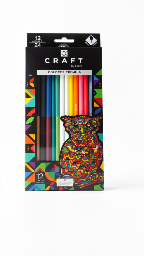 COLORES CRAFT 12 LAPICES 24 COLORES