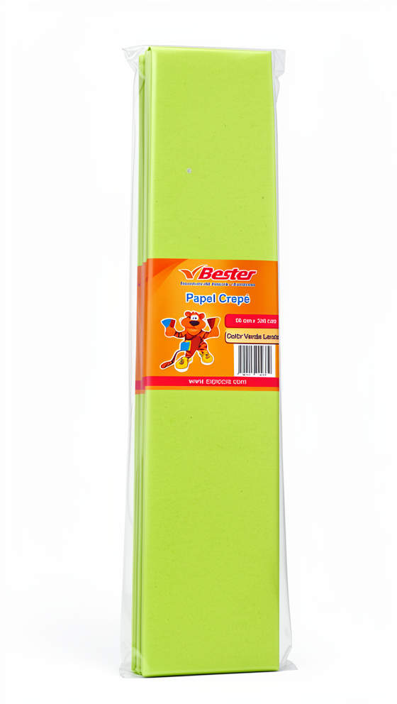 PAPEL CREPE VERDE LIMON