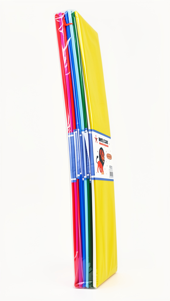 PAPEL CRPE COLORES SURTIDOS X12