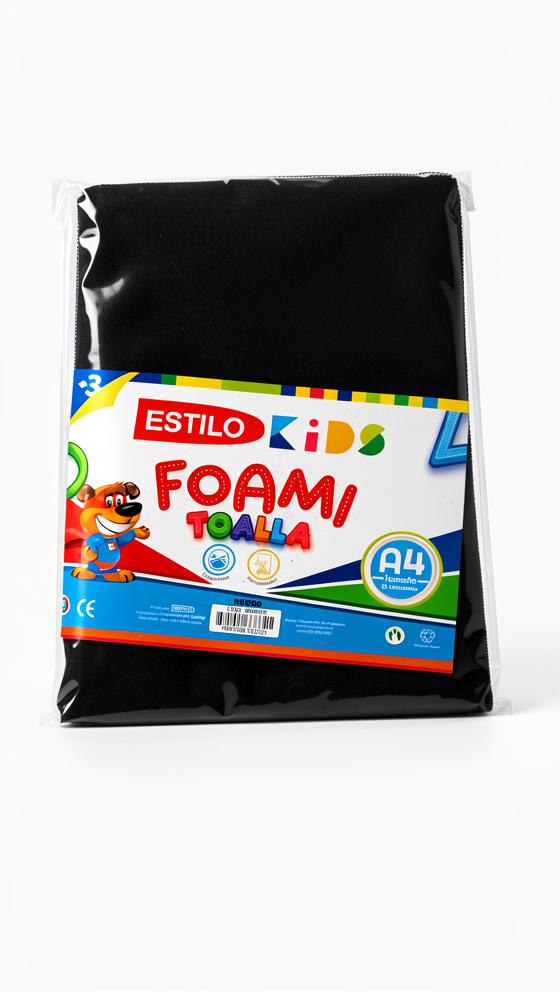 FOMIX TOALLA A4 NEGRO