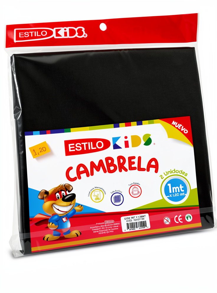 CAMBRELA ESTILO NEGRO 1MT X 1.20MT 2 UNIDADES