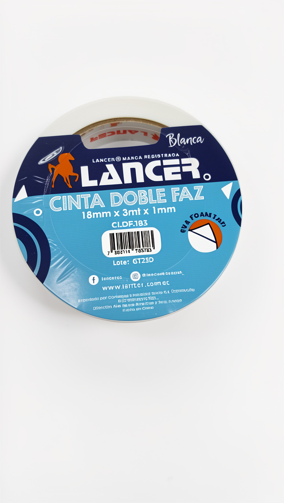 CINTA DOBLE FAZ ESTILO - LANCER 18MMX3MT