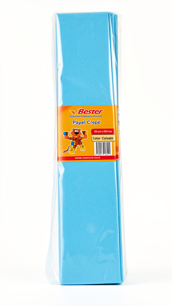 PAPEL CREPE CELESTE