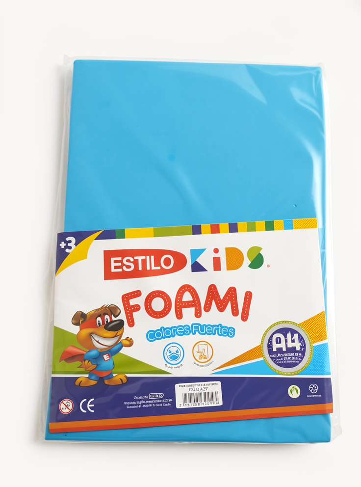 FOMIX NORMAL A4 CELESTE OSCURO
