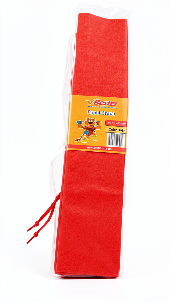 PAPEL CREPE ROJO